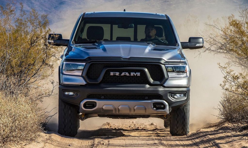 Frente de la nueva RAM Rebel 1500.