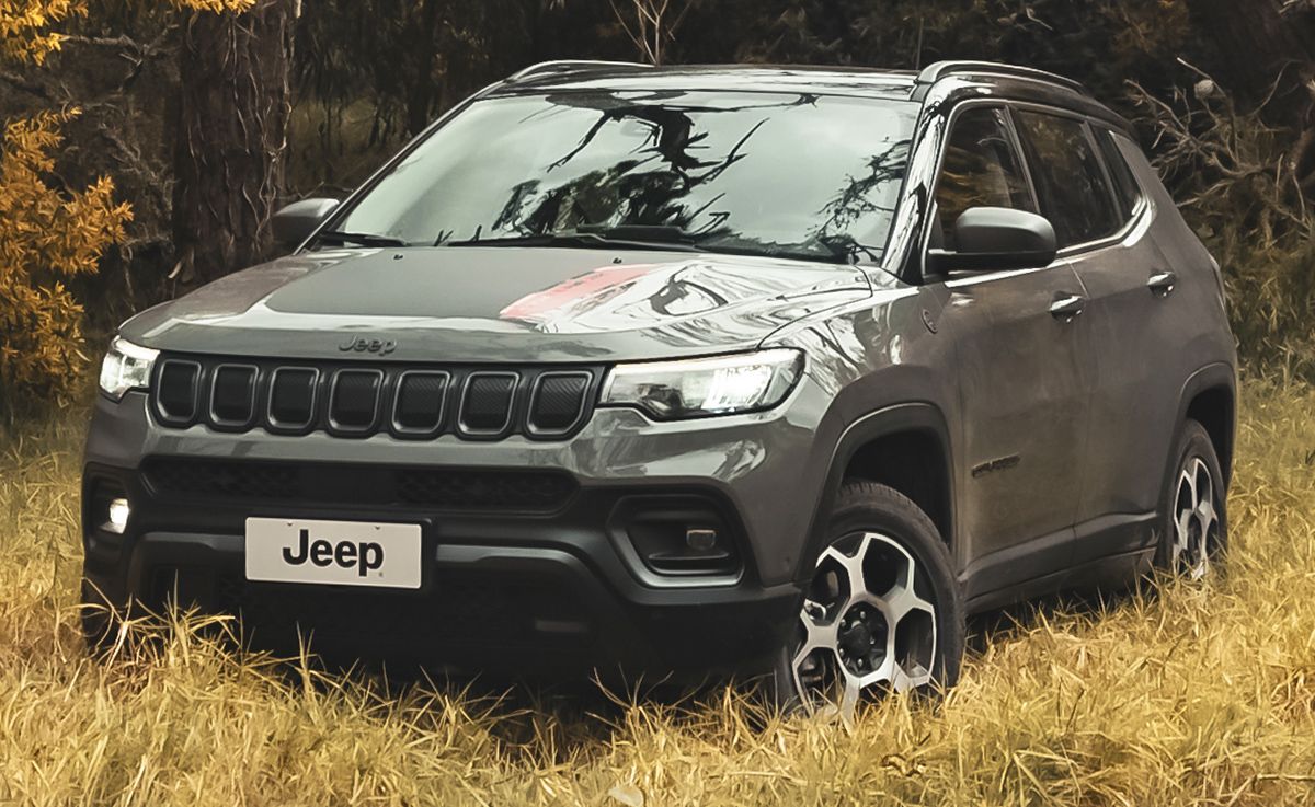 Frente del nuevo Compass Trailhawk.