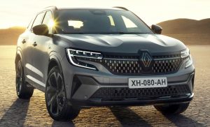 Renault Austral de frente en color Satin Shale Gray