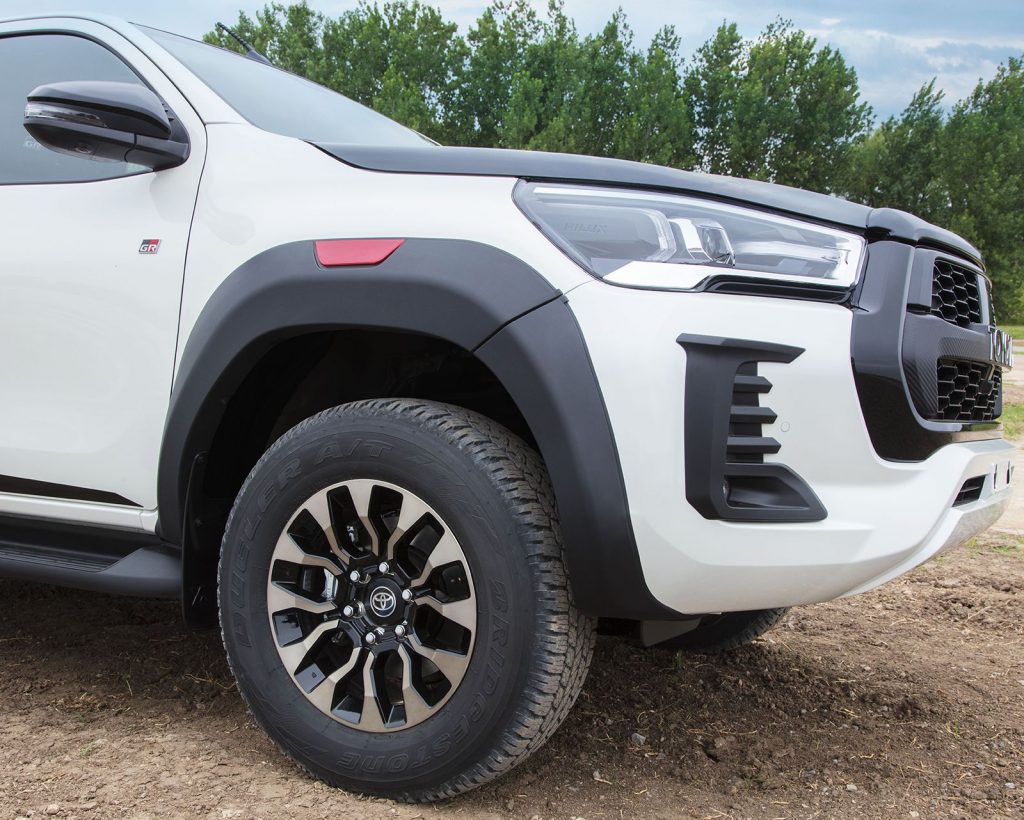 Llantas de la nueva Hilux GR-Sport.