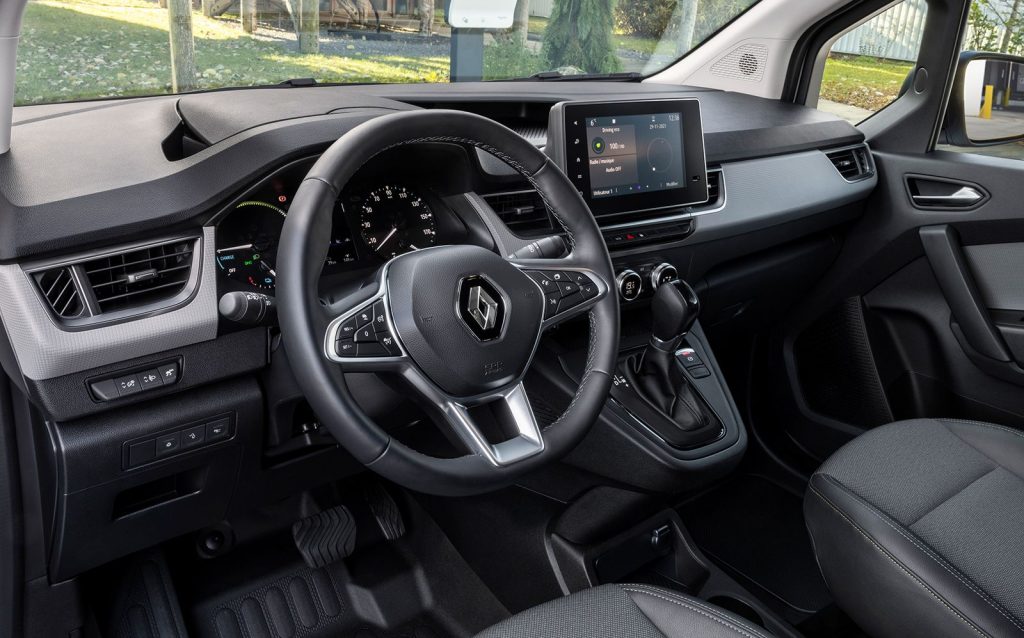 Interior de la nueva Kangoo E-Tech.