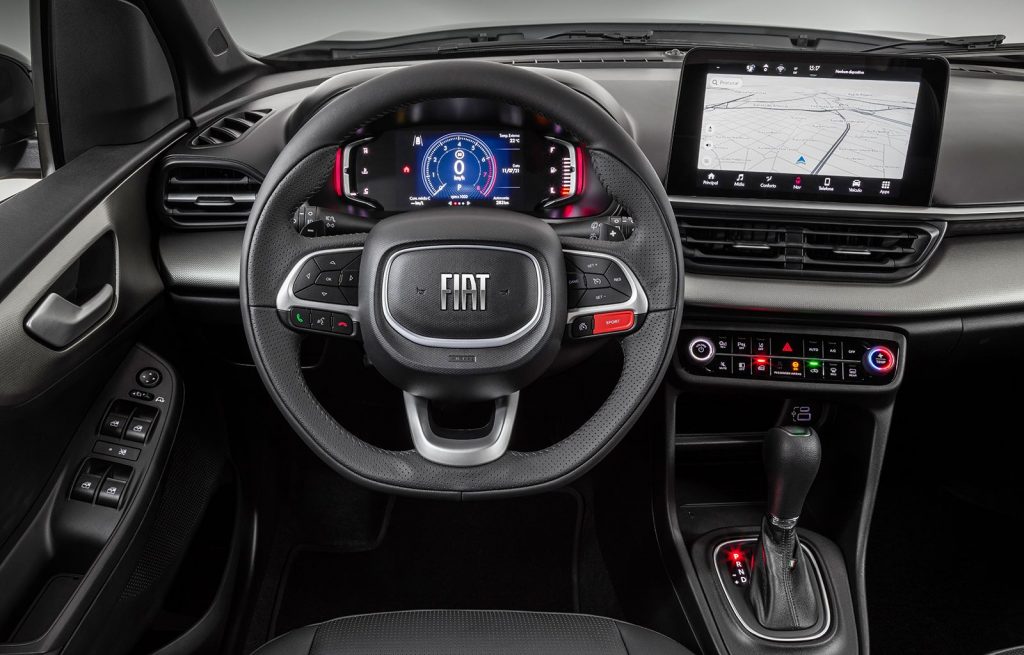 Interior Fiat Pulse Impetus.