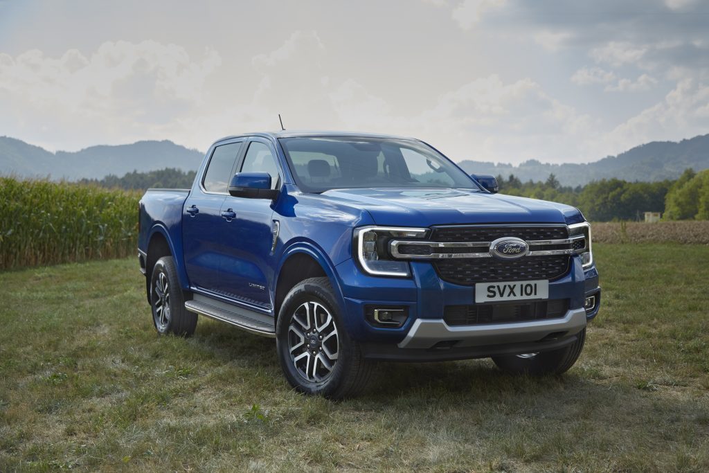 Frente de la Ford Ranger, uno de los lanzamientos de autos en Argentina