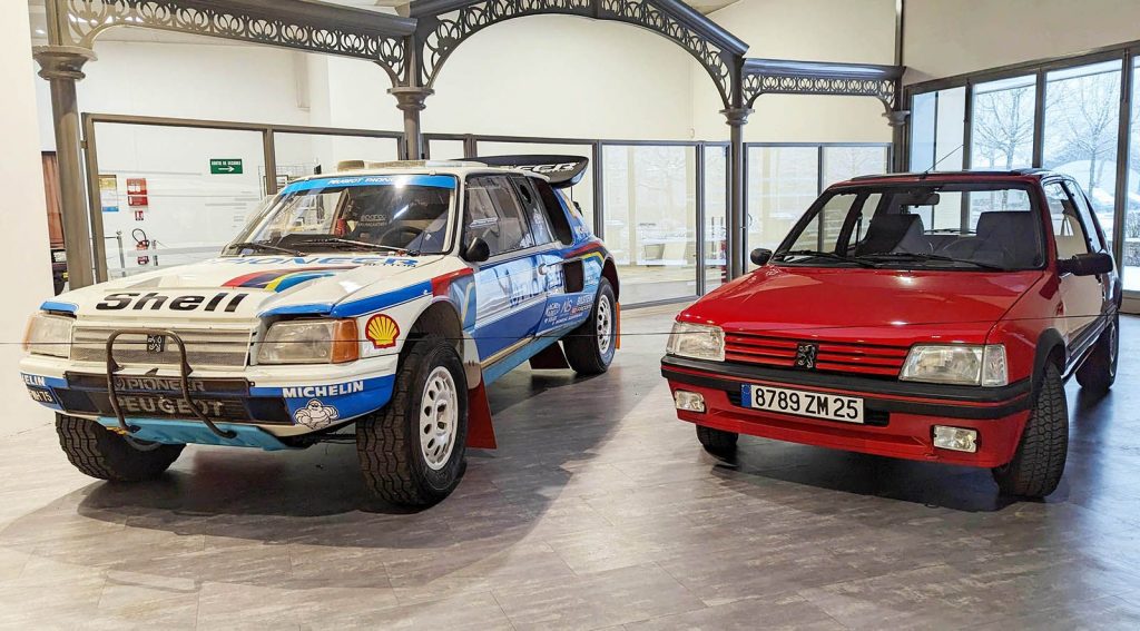 Peugeot 205 exhibido