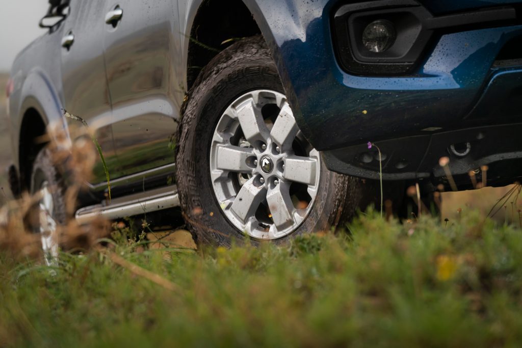 Ruedas de la pickup Alaskan de Renault.