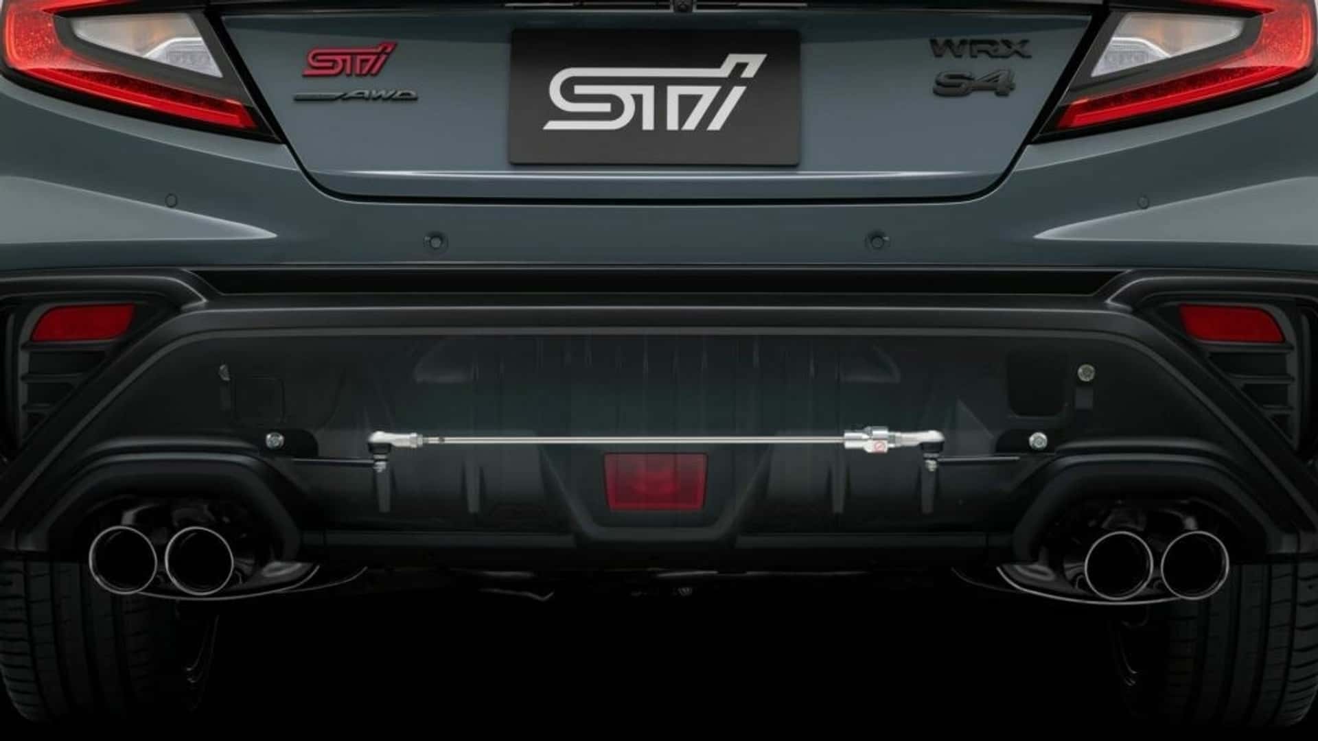 parte trasera del Subaru Impreza STI 2024