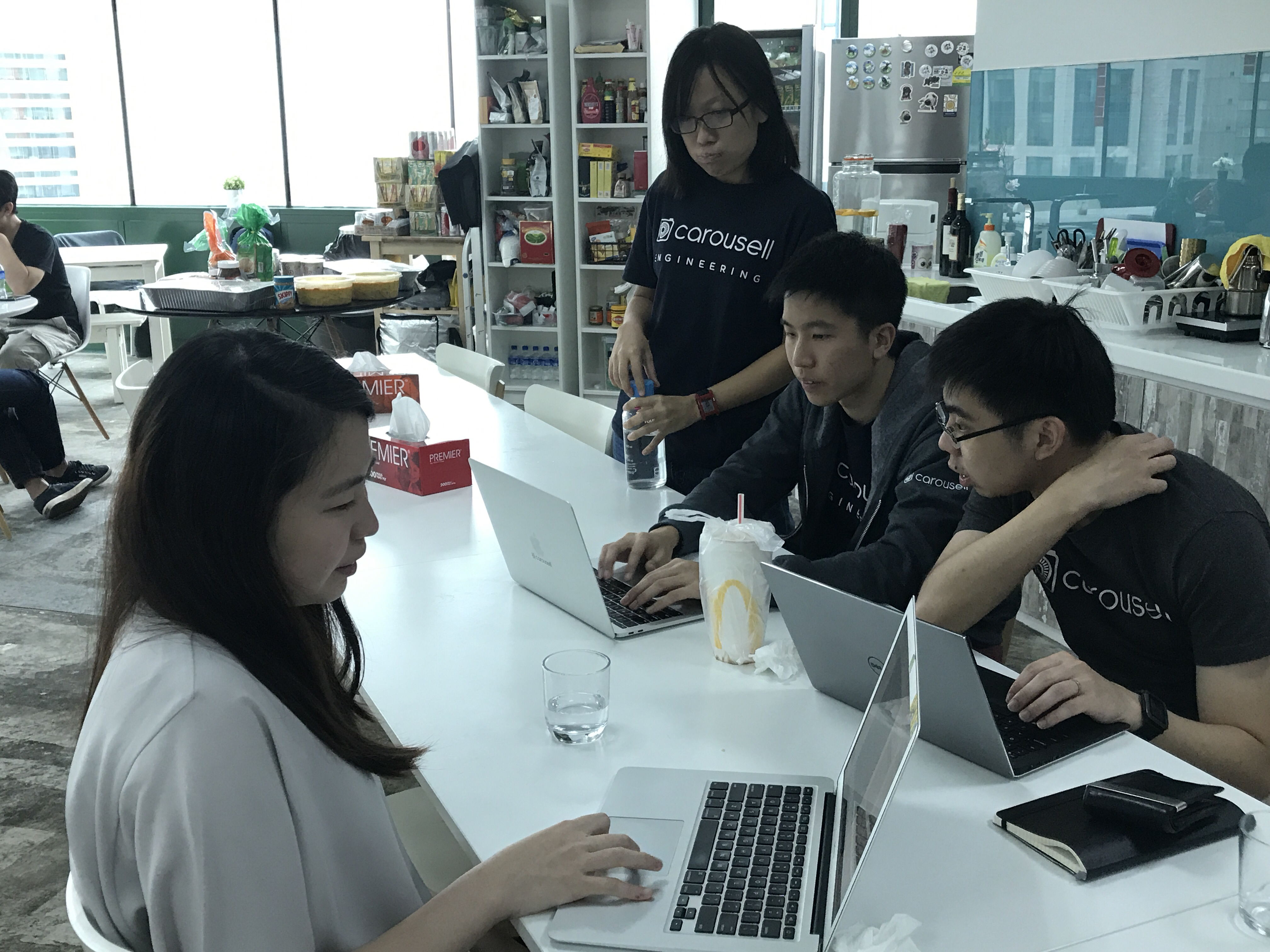 Working with the Carousell team