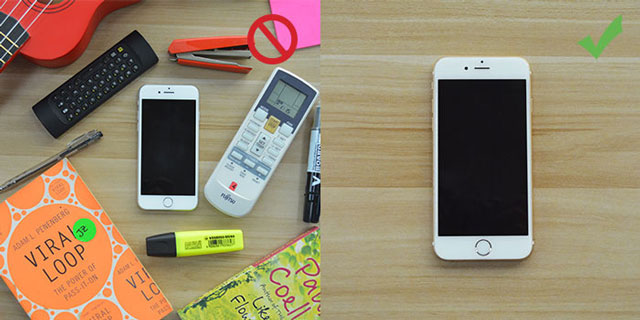 Making your item the focus of the picture enhances your product phogtography
