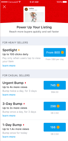 Carousell Spotlight Get More Views By Pinning Your Items At The Top