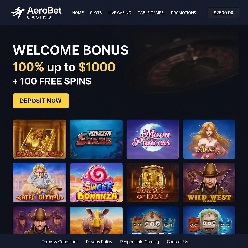 AeroBet interface