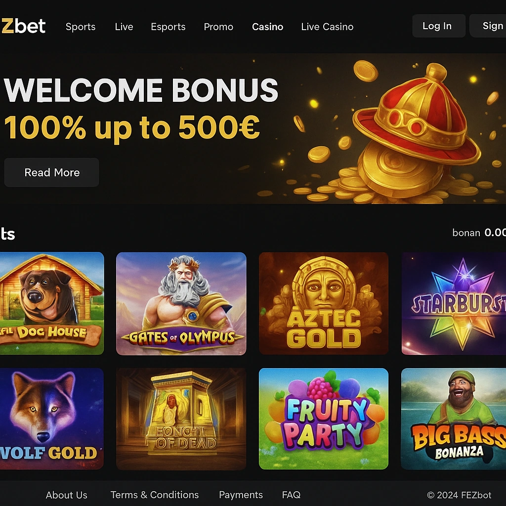 FEZbet interface
