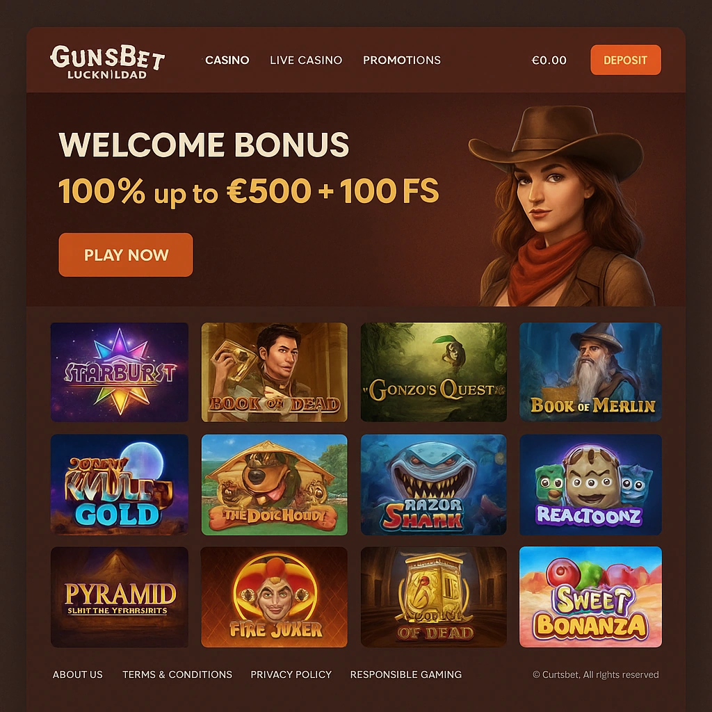 Gunsbet interface