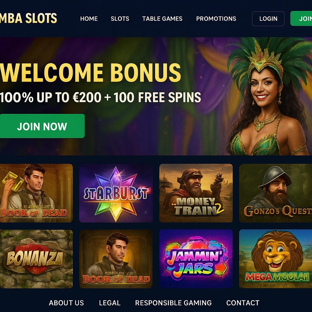 Samba Slots interface
