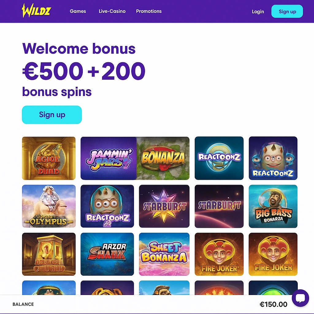 Wildz interface