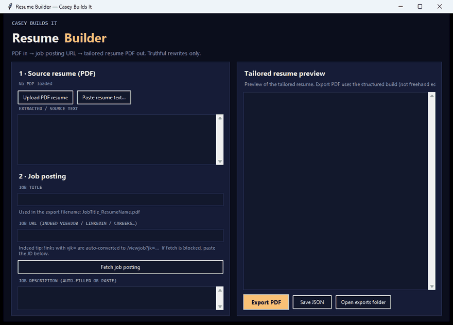 Demo: Stop sending the same resume to every job (use this FREE Tool instead)