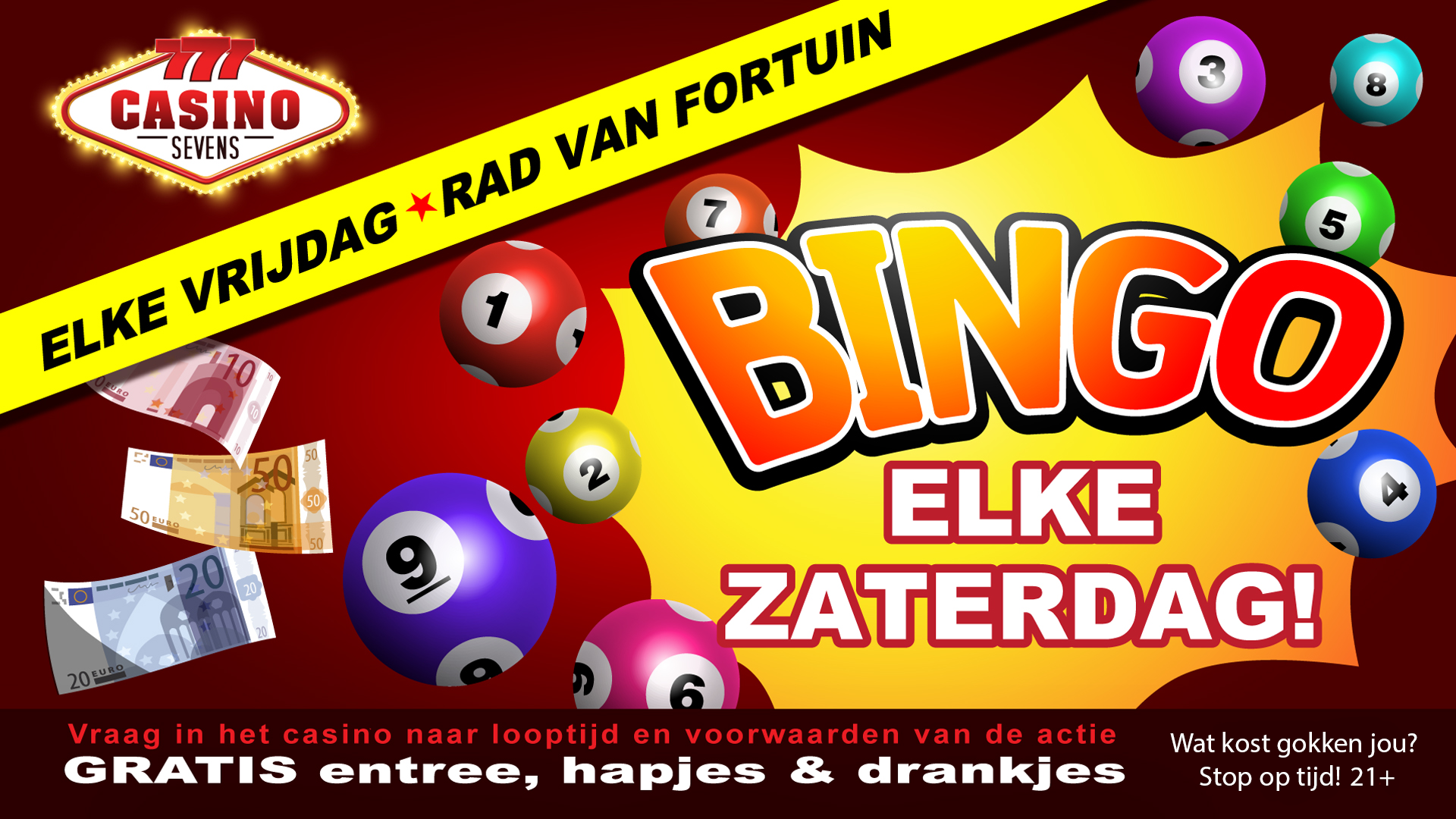 Speel mee met het Rad en de Bingo!