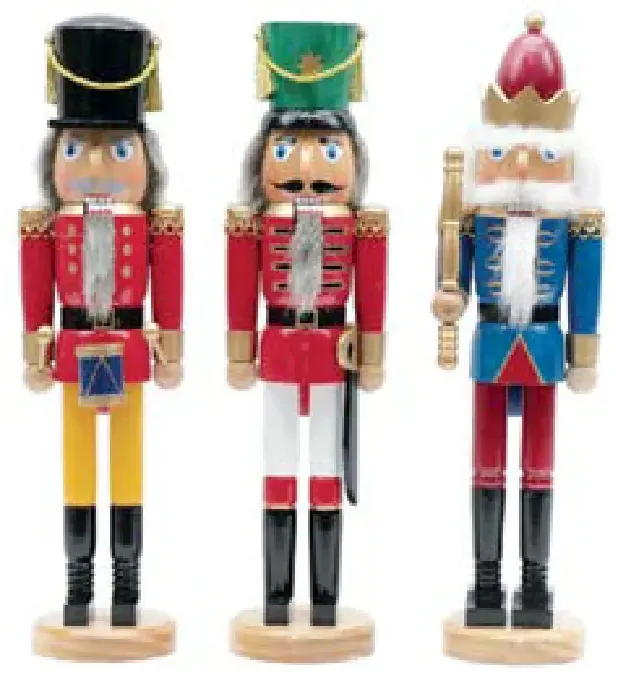 15" European Nutcracker, 3 Assorted