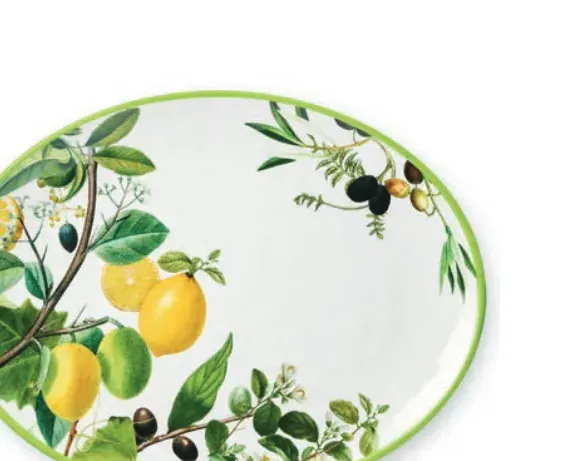 3-D Lemon Serving Set