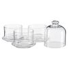 Set De Botes Patisserie Bombones Apilable Vidrio 9 X 22 X 9 Cm (6 Unidades)