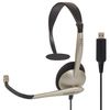 Auriculares Con Cable Y Micrófono Con Cancelación Ruido, Cascos De Diadema Monoaurales Oficina Beige  Koss Cs95 Usb