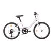 Bicicleta Infantil Montaña Y Paseo Scrapper 20" Niña 6 Velocidades Blanca Rosa