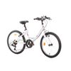 Bicicleta Infantil Montaña Y Paseo Scrapper 20" Niña 6 Velocidades Blanca Rosa