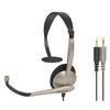 Auriculares Con Cable Y Micrófono Con Cancelación Ruido, Cascos De Diadema Monoaurales Oficina Beige  Koss Cs95