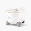 Bebedero Fuente Acero Inoxidable Para Gatos Catit Pixi 2,5 L, Blanco