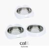 Comedero Doble Para Gatos Catit Pixi, Blanco