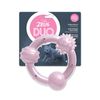 Juguete Para Masticar Perro Zeus Duo Tres Aros, 15 Cm, Lila, Aroma A Coco