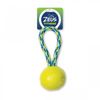 Juguete Pelota De Cordón Y Tpr Para Perros Zeus Fitness Tug, 23 Cm