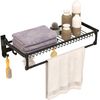 Toallero De Baño Plegable Costway 58 X 24 X 14 Cm