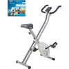 Bicicleta Estática Plegable Unisex Cadence E-smartfit 150  , Color Blanco Y Plateado Pro Form