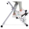 Bicicleta Estática Plegable Unisex Cadence E-smartfit 150  , Color Blanco Y Plateado Pro Form