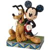 Figura Enesco Disney - Mickey Y Pluto