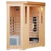 Sauna Infrarrojos 3/4 Plazas Con Cromoterapia Narvik