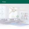 Ventilador De Techo Hunter 50623 Protos Blanco