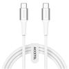 Cable De Carga 100cm Usb-a - Ios Con Certificado Mfi Accetel Compatible Con Movil Apple Iphone 15 Pro - Blanco