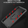 Kit Funda Magnética De Protección Militar + Cristal Gorilasglass Antiespía Gift4me Compatible Con Movil Apple Iphone 15 - Negro
