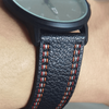 Correa Premium De Cuero Y Silicona Gift4me Compatible Con Reloj Garmin Venu 3 - Negro