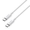 Cable De Carga 100cm Usb-a - Ios Con Certificado Mfi Accetel Compatible Con Movil Apple Iphone 15 - Blanco