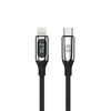 Cable Nylon Fastcharge 27w 1m Lcd Usb-c - Ios Forever Forever Negro