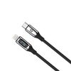 Cable Nylon Fastcharge 27w 1m Lcd Usb-c - Ios Forever Forever Negro