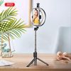 Selfie Stick Ring Light Trípode Ss12 Lámpara Led 95cm Bluetooth Xo Xo Negro