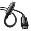 Cable De Nylon Premium 240w Fastcharge Tungsteno 2m Pd Usb-c Baseus Baseus Negro