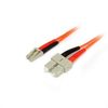 Startech.com Cable Patch De Fibra Duplex Lc Sc Multimodo 50/125 1m