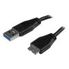 Startech.com Cable 2m Usb 3.0 Delgado A Macho A Micro B Macho