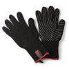 Par De Guantes X/l Weber 17x33x5,4 Cm Guantes De Protección Para Barbacoas Con Tiras De Silicona, Color Negro