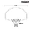 Tablero Baloncesto Ultrarresistente Lifetime 112x72 Cm Uv100