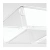 Contenedor De Almacenamiento Transparente 3 En 1 - L 5  X A 33.02 X H 5.59  Cm - Transparente